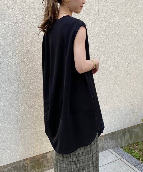 CAPRICIEUX LE'MAGE（カプリシューレマージュ）の「イージーフレンチブラウス（シャツ/ブラウス・レディース・ホワイト/ブラック/ベージュ・FREE）」の12枚目の写真