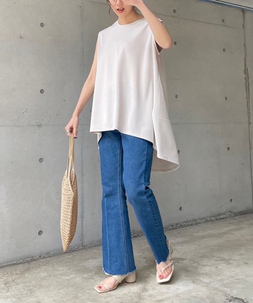 CAPRICIEUX LE'MAGE（カプリシューレマージュ）の「イージーフレンチブラウス（シャツ/ブラウス・レディース・ホワイト/ブラック/ベージュ・FREE）」の15枚目の写真