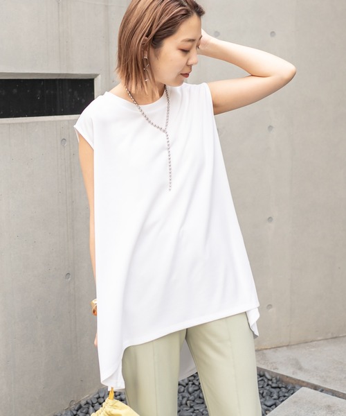 CAPRICIEUX LE'MAGE（カプリシューレマージュ）の「イージーフレンチブラウス（シャツ/ブラウス・レディース・ホワイト/ブラック/ベージュ・FREE）」の5枚目の写真