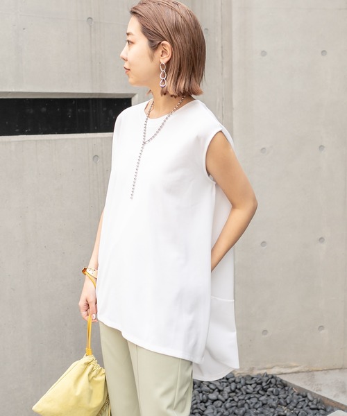 CAPRICIEUX LE'MAGE（カプリシューレマージュ）の「イージーフレンチブラウス（シャツ/ブラウス・レディース・ホワイト/ブラック/ベージュ・FREE）」の13枚目の写真