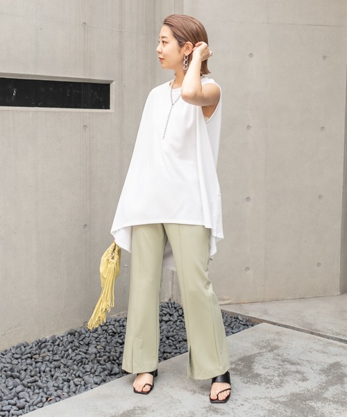 CAPRICIEUX LE'MAGE（カプリシューレマージュ）の「イージーフレンチブラウス（シャツ/ブラウス・レディース・ホワイト/ブラック/ベージュ・FREE）」の20枚目の写真