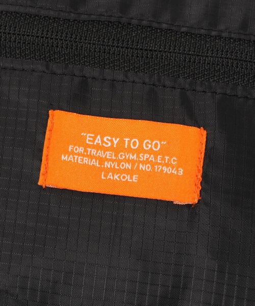 LAKOLE(ラコレ)の「【EASY TO GO】パッカブルボストンバッグ / 934913(ボストンバッグ・レディース・グレー/ブラック・FREE)」の9枚目の写真