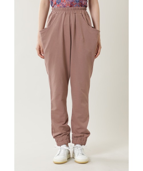 GENE HEAVENS（ジーンヘブンズ）の「(GENE HEAVENS)サルエルジョガースウェットパンツ（スウェットパンツ・レディース・グレー/ピンク・ONE SIZE）」の5枚目の写真