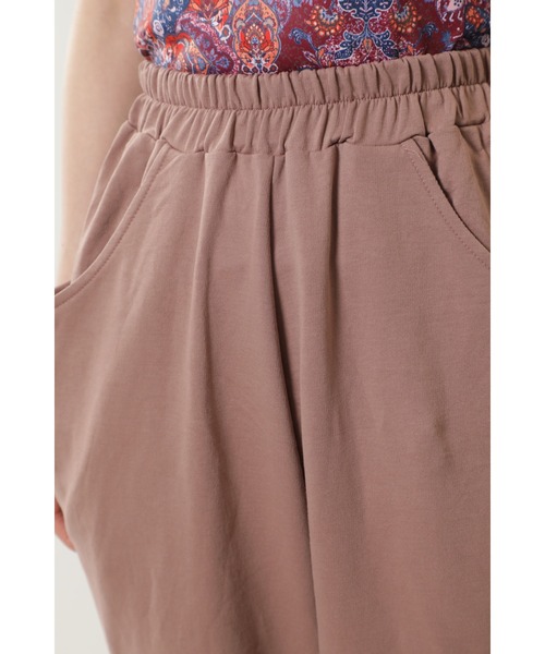 GENE HEAVENS（ジーンヘブンズ）の「(GENE HEAVENS)サルエルジョガースウェットパンツ（スウェットパンツ・レディース・グレー/ピンク・ONE SIZE）」の8枚目の写真