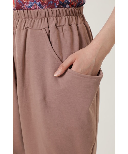 GENE HEAVENS（ジーンヘブンズ）の「(GENE HEAVENS)サルエルジョガースウェットパンツ（スウェットパンツ・レディース・グレー/ピンク・ONE SIZE）」の9枚目の写真