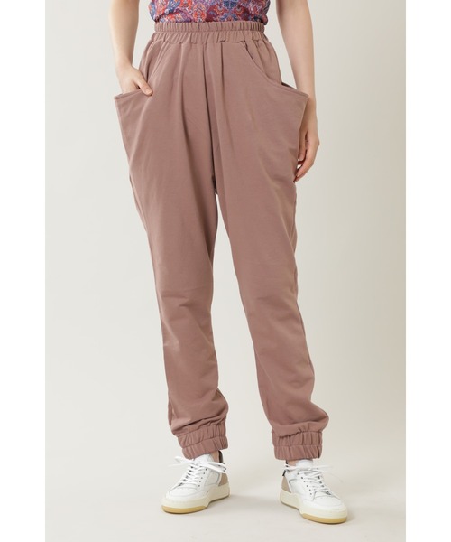 GENE HEAVENS（ジーンヘブンズ）の「(GENE HEAVENS)サルエルジョガースウェットパンツ（スウェットパンツ・レディース・グレー/ピンク・ONE SIZE）」の13枚目の写真