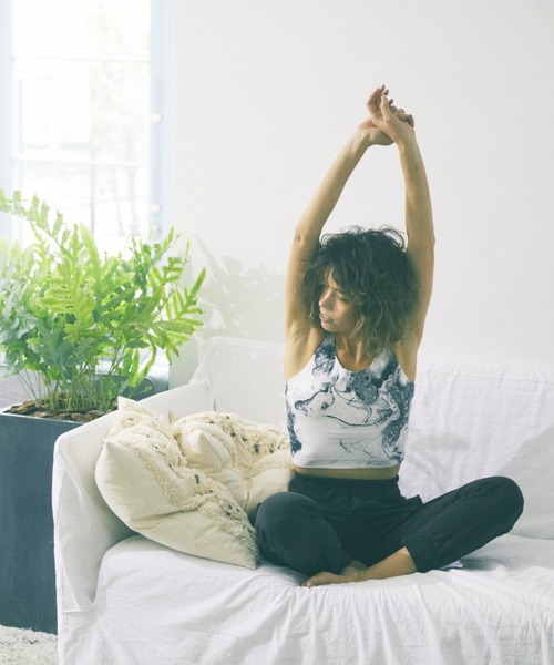 GENE HEAVENS（ジーンヘブンズ）の「(GENE HEAVENS)サルエルジョガースウェットパンツ（スウェットパンツ・レディース・グレー/ピンク・ONE SIZE）」の12枚目の写真