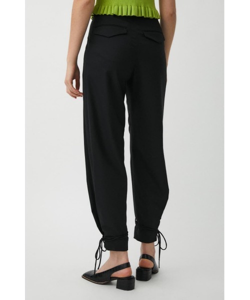 MOUSSY（マウジー）の「TUCK COCOON パンツ（その他パンツ・レディース・ブラック/アイボリー/オレンジ・1/2）」の6枚目の写真