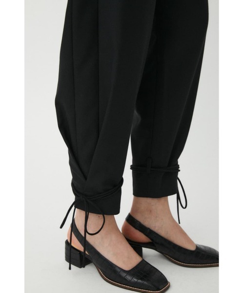 MOUSSY（マウジー）の「TUCK COCOON パンツ（その他パンツ・レディース・ブラック/アイボリー/オレンジ・1/2）」の8枚目の写真