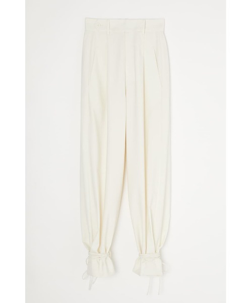 MOUSSY（マウジー）の「TUCK COCOON パンツ（その他パンツ・レディース・ブラック/アイボリー/オレンジ・1/2）」の12枚目の写真