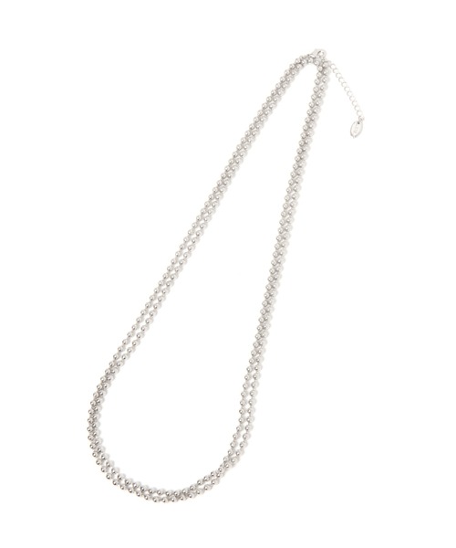 LEPSIM(レプシィム)の「マルチアレンジロングネック(ネックレス・レディース・オフホワイト/グレー/ベージュ・ONE SIZE)」の2枚目の写真