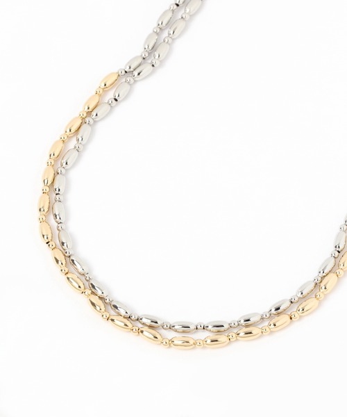 LEPSIM(レプシィム)の「マルチアレンジロングネック(ネックレス・レディース・オフホワイト/グレー/ベージュ・ONE SIZE)」の15枚目の写真