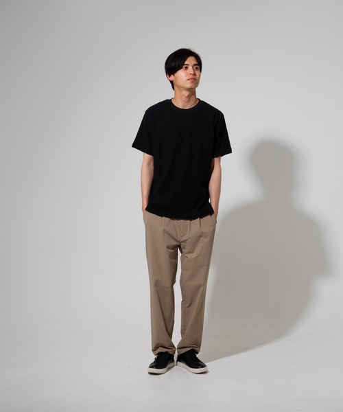Blue Standard (ブルースタンダード)の「【BLUE STANDARD】オーガニックコットン 無地 ミニワッフルTシャツ(Tシャツ/カットソー・メンズ・ホワイト/オリーブ/ネイビー/杢グレー/ブラック・LARGE/MEDIUM/X-LARGE)」の12枚目の写真