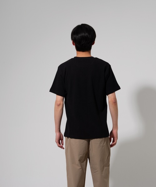 Blue Standard (ブルースタンダード)の「【BLUE STANDARD】オーガニックコットン 無地 ミニワッフルTシャツ(Tシャツ/カットソー・メンズ・ホワイト/オリーブ/ネイビー/杢グレー/ブラック・LARGE/MEDIUM/X-LARGE)」の15枚目の写真