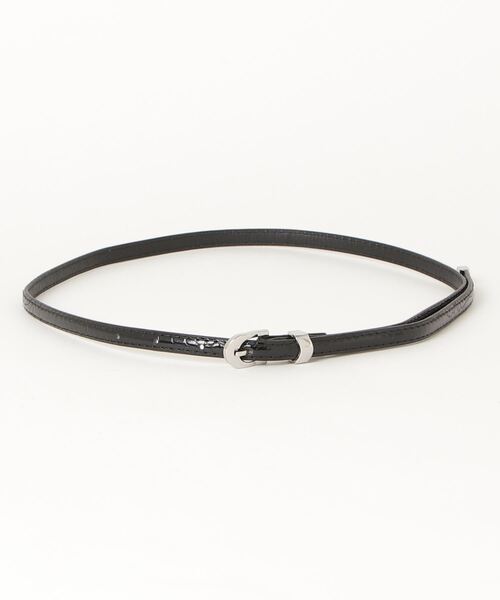 WEGO（ウィゴー）の「WEGO/バックル細ベルト（ベルト・レディース・ブラック/ベージュ/ブラウン/グリーン/その他1/その他2/その他3・FREE）」の5枚目の写真