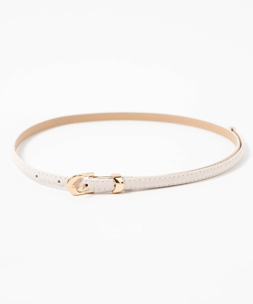 WEGO（ウィゴー）の「WEGO/バックル細ベルト（ベルト・レディース・ブラック/ベージュ/ブラウン/グリーン/その他1/その他2/その他3・FREE）」の6枚目の写真