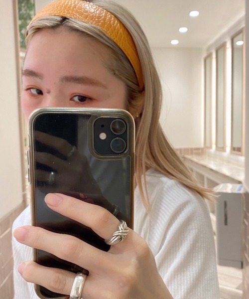 WEGO（ウィゴー）の「WEGO/ワイクロコカチューシャ（カチューシャ・レディース・ブラック/ベージュ/パープル/オレンジ/ブルー・FREE）」の5枚目の写真