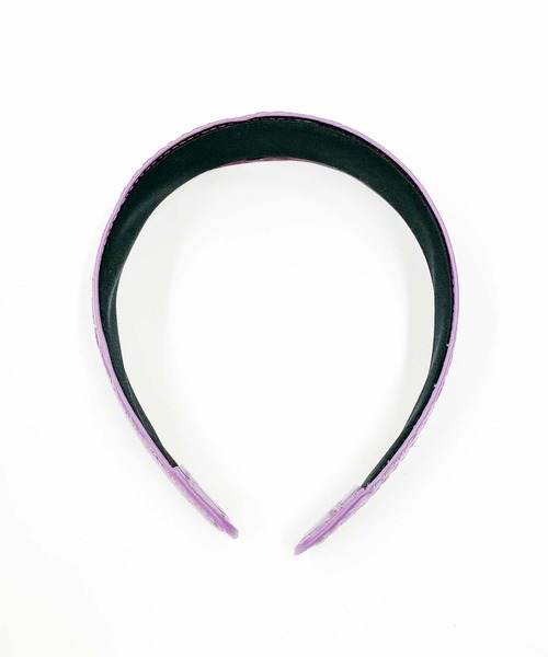 WEGO（ウィゴー）の「WEGO/ワイクロコカチューシャ（カチューシャ・レディース・ブラック/ベージュ/パープル/オレンジ/ブルー・FREE）」の10枚目の写真