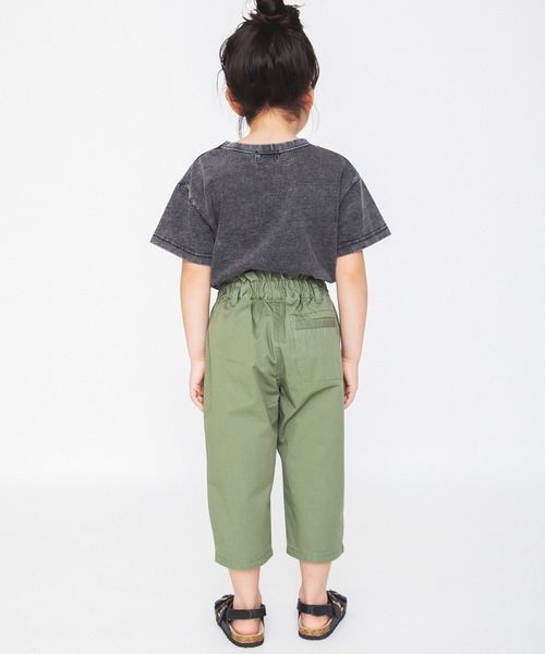 RADCHAP(ラッドチャップ)の「【ペア】インディゴ天竺バンダナプリントTシャツ(Tシャツ/カットソー・キッズ・レッド/サックスブルー/チャコールグレー・110cm/120cm/90cm/130cm/150cm/100cm/140cm)」の10枚目の写真