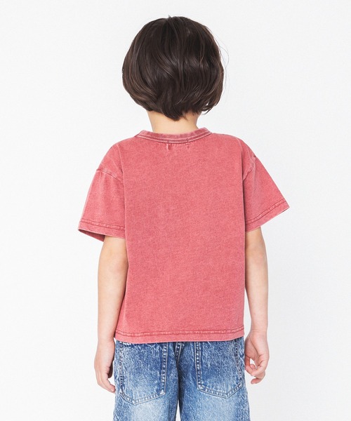 RADCHAP(ラッドチャップ)の「【ペア】インディゴ天竺バンダナプリントTシャツ(Tシャツ/カットソー・キッズ・レッド/サックスブルー/チャコールグレー・110cm/120cm/90cm/130cm/150cm/100cm/140cm)」の18枚目の写真