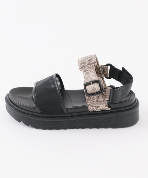 Paradise Picnic（パラダイスピクニック）の「Casselini(キャセリーニ)　メッシュカラーサンダル（サンダル・レディース・ブラック/オレンジ・MEDIUM/LARGE）」の16枚目の写真