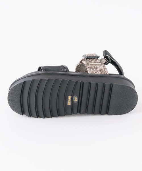 Paradise Picnic（パラダイスピクニック）の「Casselini(キャセリーニ)　メッシュカラーサンダル（サンダル・レディース・ブラック/オレンジ・MEDIUM/LARGE）」の17枚目の写真