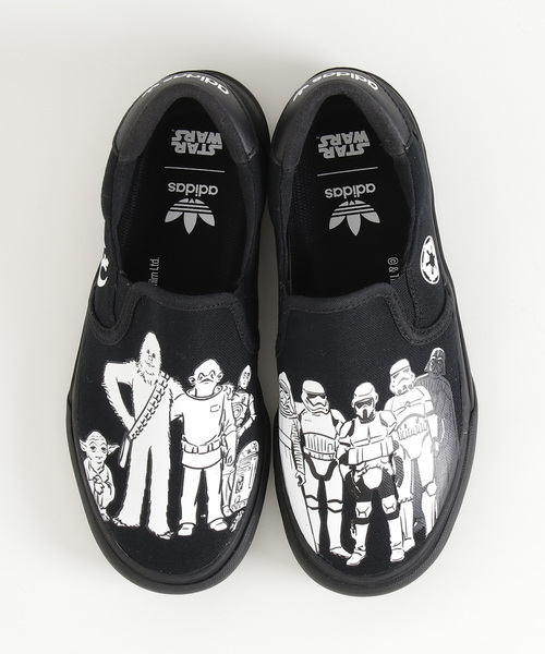 アディダス スターウォーズ スリッポン adidas STARWARS 27.5 27.0cm ☆新品 アディダス × スターウォーズ スリッポン - メルカリ