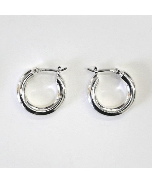 select MOCA（セレクトモカ）の「シンプルフープピアス（ピアス（両耳用）・レディース・シルバー/ゴールド・FREE）」の12枚目の写真
