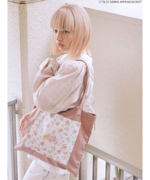 merry jenny（メリージェニー）の「80’s Sanrio characters tote bag（トートバッグ・レディース・ラベンダー/クリーム・FREE）」の21枚目の写真