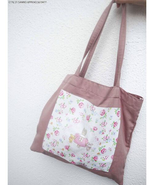 merry jenny（メリージェニー）の「80’s Sanrio characters tote bag（トートバッグ・レディース・ラベンダー/クリーム・FREE）」の3枚目の写真