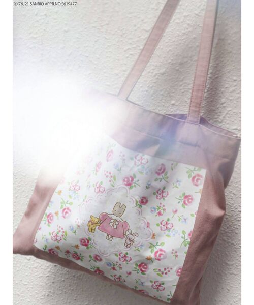 merry jenny（メリージェニー）の「80’s Sanrio characters tote bag（トートバッグ・レディース・ラベンダー/クリーム・FREE）」の5枚目の写真