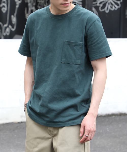 セール】【Goodwear】USA COTTON ヘビーウェイト ポケットTEE（T