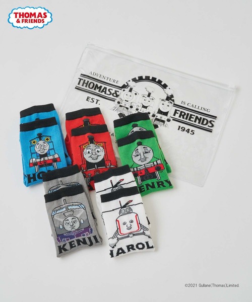 CIAOPANIC TYPY(チャオパニックティピー)の「【きかんしゃトーマス】ウィークリーソックス 5Pセット(ソックス/靴下・キッズ・その他・26cm)」の1枚目の写真