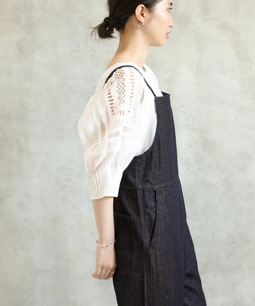 Lee（リー）の「ライトオンスデニムサロペ（サロペット/オーバーオール・レディース・ブルー系その他・S）」の2枚目の写真