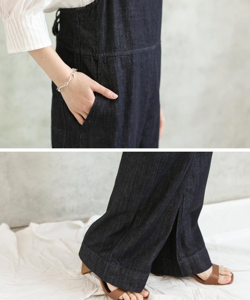 Lee（リー）の「ライトオンスデニムサロペ（サロペット/オーバーオール・レディース・ブルー系その他・S）」の7枚目の写真