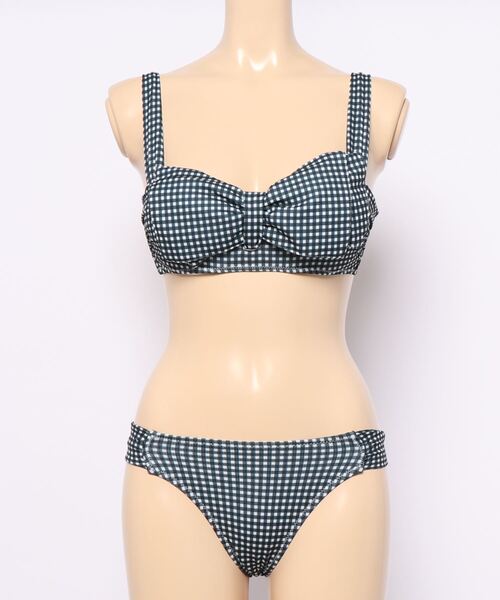 Muselore ミューズロア ギンガムチェックリボンビキニ 水着 Muselore ミューズロア のファッション通販 Zozotown