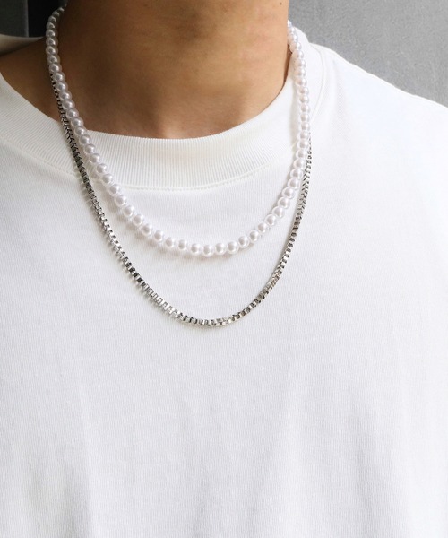 SBG（エスビー）の「SBG 金属アレルギー対応 メンズ ステンレスベネチアンチェーンネックレス（ネックレス・メンズ・ブラック/シルバー/ゴールド・P/K/F/A/C/E/H/J/N/O/D/M/L/B/G/I）」の20枚目の写真