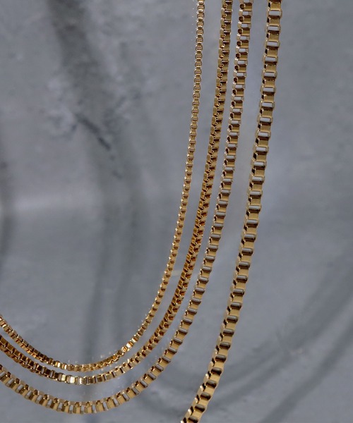 SBG（エスビー）の「SBG 金属アレルギー対応 メンズ ステンレスベネチアンチェーンネックレス（ネックレス・メンズ・ブラック/シルバー/ゴールド・P/K/F/A/C/E/H/J/N/O/D/M/L/B/G/I）」の9枚目の写真