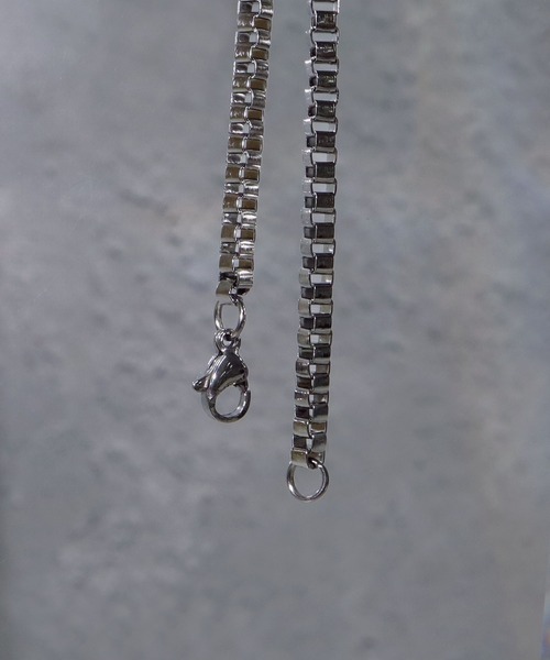 SBG（エスビー）の「SBG 金属アレルギー対応 メンズ ステンレスベネチアンチェーンネックレス（ネックレス・メンズ・ブラック/シルバー/ゴールド・P/K/F/A/C/E/H/J/N/O/D/M/L/B/G/I）」の5枚目の写真