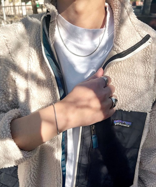 SBG（エスビー）の「SBG 金属アレルギー対応 メンズ ステンレスベネチアンチェーンネックレス（ネックレス・メンズ・ブラック/シルバー/ゴールド・P/K/F/A/C/E/H/J/N/O/D/M/L/B/G/I）」の13枚目の写真