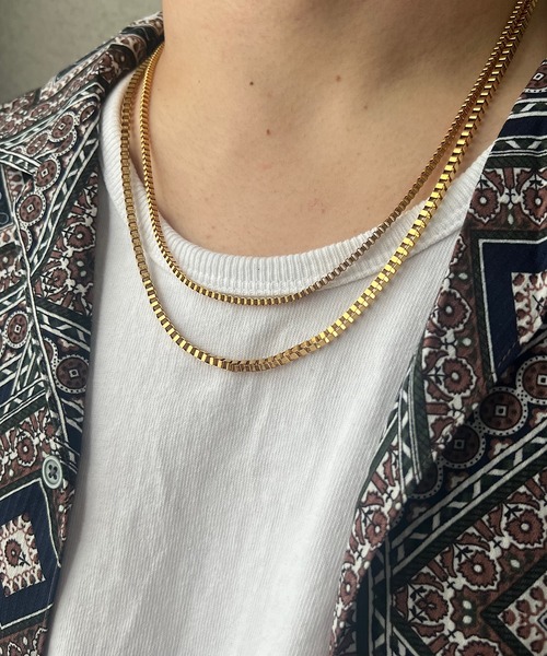 セール】SBG 金属アレルギー対応 メンズ ステンレスベネチアンチェーン