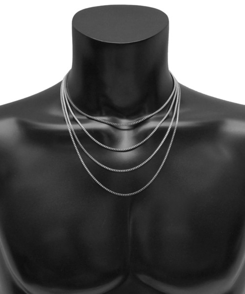 SBG（エスビー）の「SBG 金属アレルギー対応 メンズ ステンレスベネチアンチェーンネックレス（ネックレス・メンズ・ブラック/シルバー/ゴールド・P/K/F/A/C/E/H/J/N/O/D/M/L/B/G/I）」の16枚目の写真