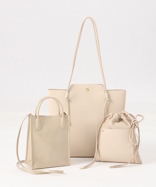 OPAQUE.CLIP（オペークドットクリップ）の「◆エナメルミニショルダーバッグ【エコバッグ付・2WAY】（ショルダーバッグ・レディース・パープル系1/グリーン系その他3/ライトグリーン系・00）」の11枚目の写真