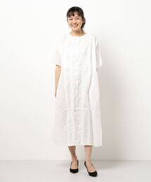 Samansa Mos2 | レース羽織りワンピース(ワンピース)