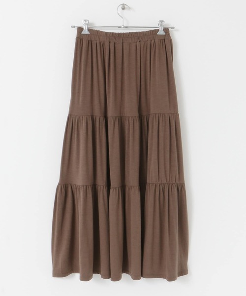 URBAN RESEARCH Sonny Label（アーバンリサーチサニーレーベル）の「ティアードカットスカート（スカート・レディース・ブラック/ブラウン/グリーン系その他・FREE）」の17枚目の写真