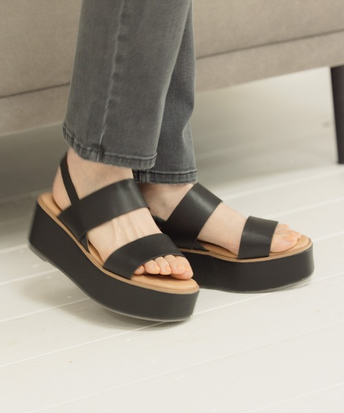 BAYFLOW(ベイフロー)の「アツゾコサンダル(サンダル・レディース・ブラック/ベージュ/ブラウン・SMALL/MEDIUM/LARGE)」の2枚目の写真