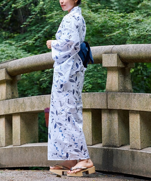 Chico（チコ）の「【浴衣用帯】柄編み帯（和装小物・レディース・ネイビー・FREE）」の3枚目の写真