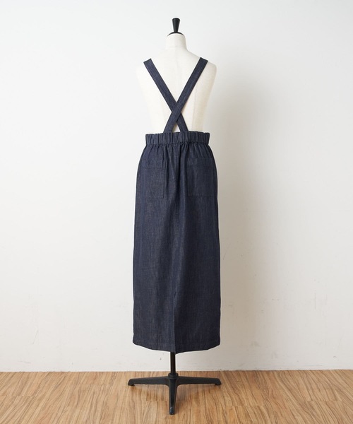 BEARDSLEY(ビアズリー)の「デニムイージースカート(スカート・レディース・インディゴブルー・FREE)」の16枚目の写真