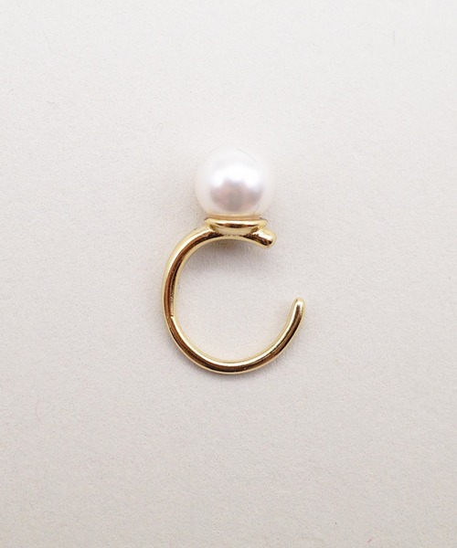 SIGNAL（シグナル）の「【SIGNAL/シグナル】パールイヤーカフ（イヤーカフ・レディース・ゴールド/シルバー・FREE）」の2枚目の写真