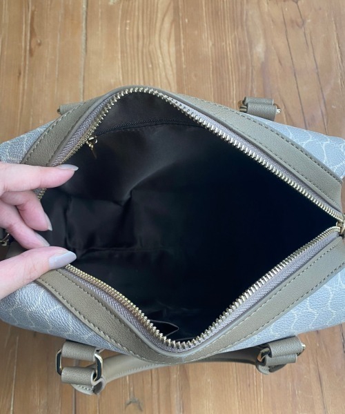 Aunt Marie's(アントマリーズ)の「モノグラムミニボストン(ボストンバッグ・レディース・ベージュ/ブラウン・FREE)」の14枚目の写真